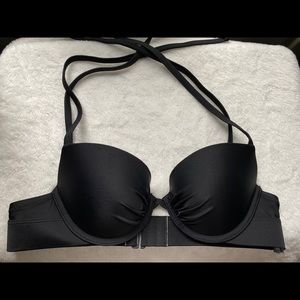 AERIE tie back push up bikini top Sz34B